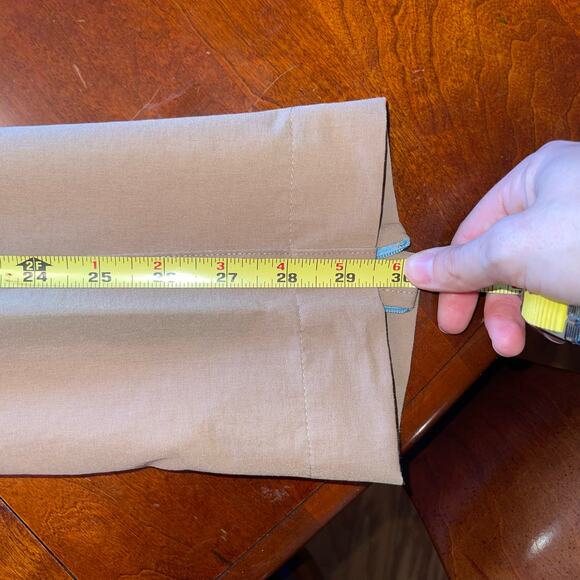 L.L. Bean Womens Dark‎ Khaki Outdoor Hiking Stretch Fitted Capris Size 8 reg - Picture 9 of 12